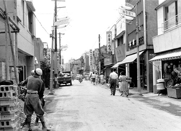 昭和35年頃の本多札ノ丘商店会